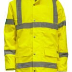 Isolated Yellow Hi-Vis Jacket yellow-hi-vis-jacket